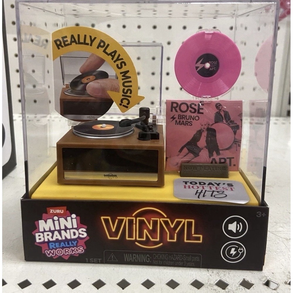 ZURU Mini Brands Vinyl Record Player - BRAND NEW! - READY TO SHIP!!